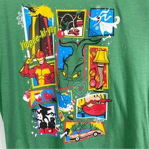 Geek Fuel Epic Christmas Movie Holiday Graphic T-shirt XXL